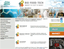 Tablet Screenshot of biofoodtech.ca